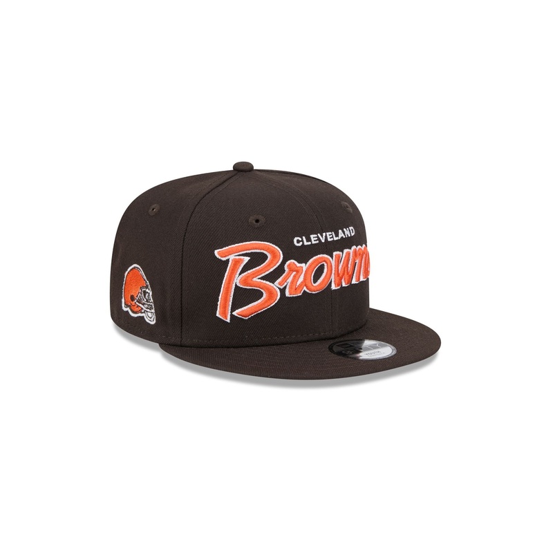 Cleveland Browns Script Kids 9FIFTY Snapback Hat One Size