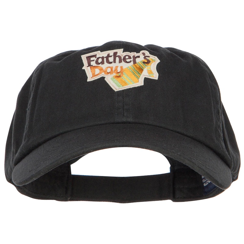 Father’s Day Patched Low Profile Cap Black One Size