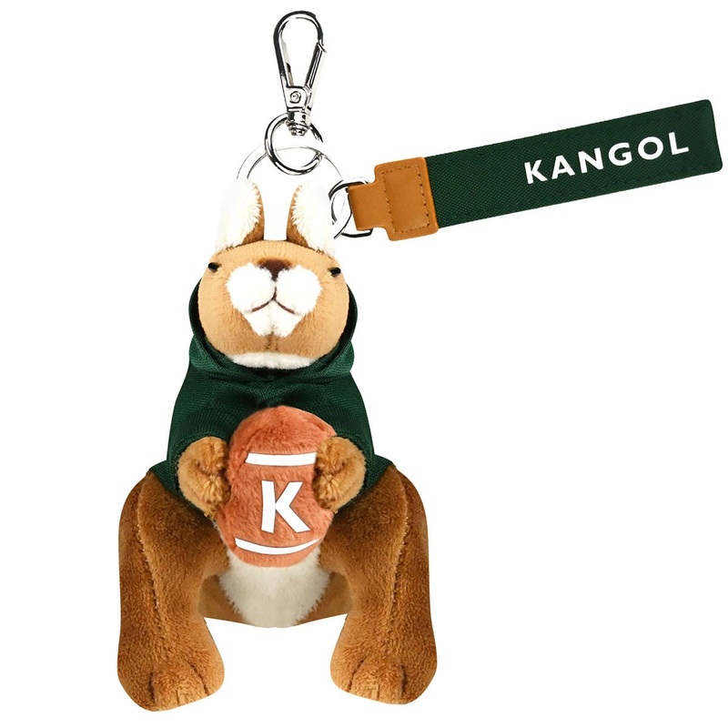 Football Kangaroo Key Charm Green