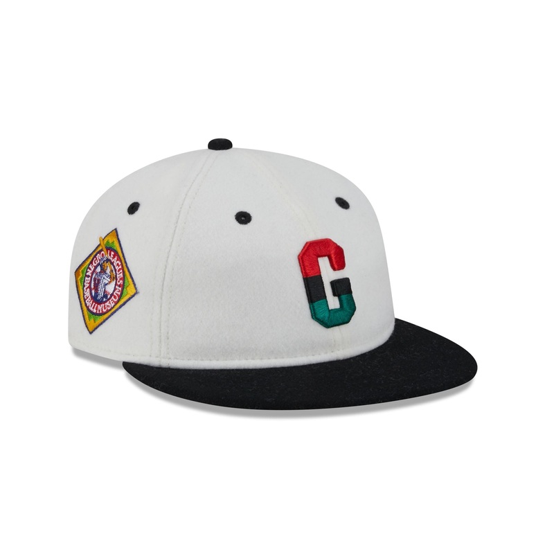 Homestead Grays Tri Color Retro Crown 9FIFTY Snapback Hat One Size