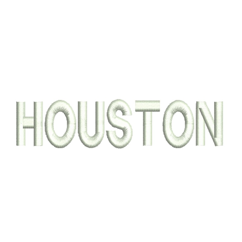 Houston Letter Design Default Title One Size
