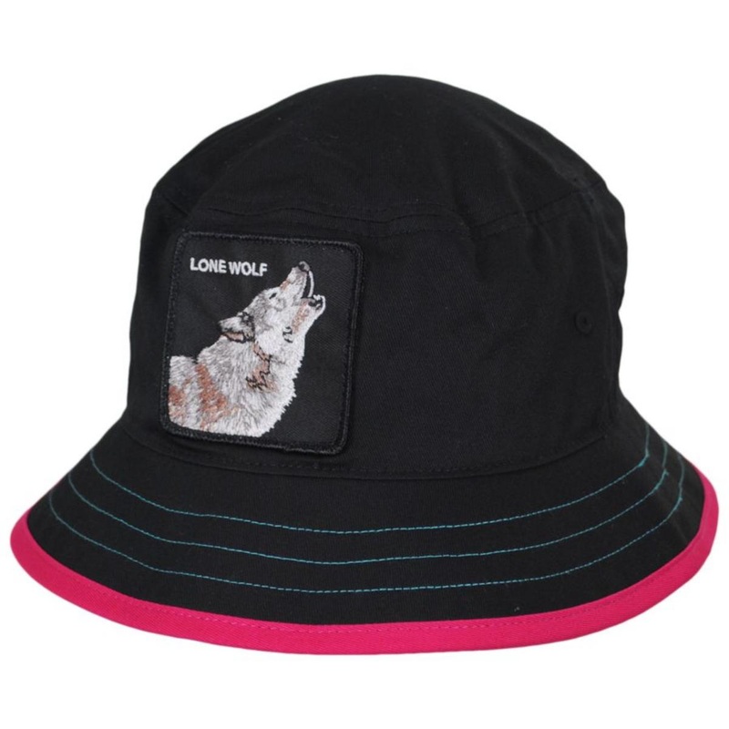Lone Wolf Bucket Hat BLACK S