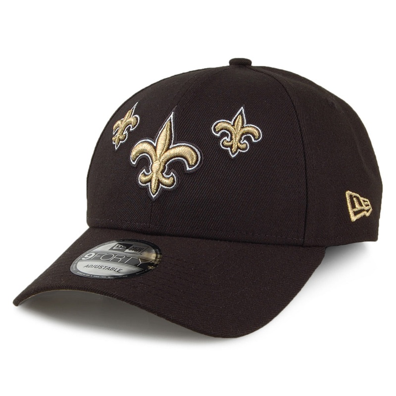 New Era 9FORTY New Orleans Saints Baseball Cap – NFL Draft – Black-Gold Adjustable