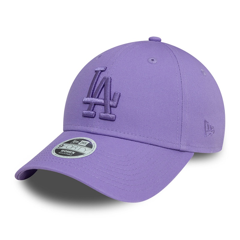 New Era Womens 9FORTY L.A. Dodgers Baseball Cap – MLB League Essential – Mauve Adjustable