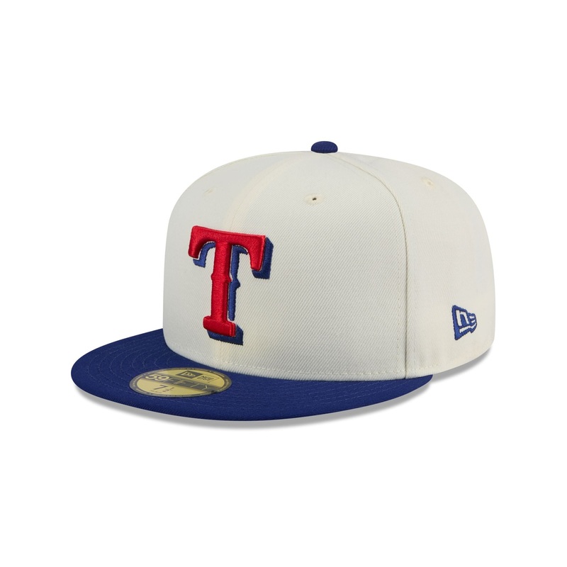 Texas Rangers Chrome 59FIFTY Fitted Hat 7