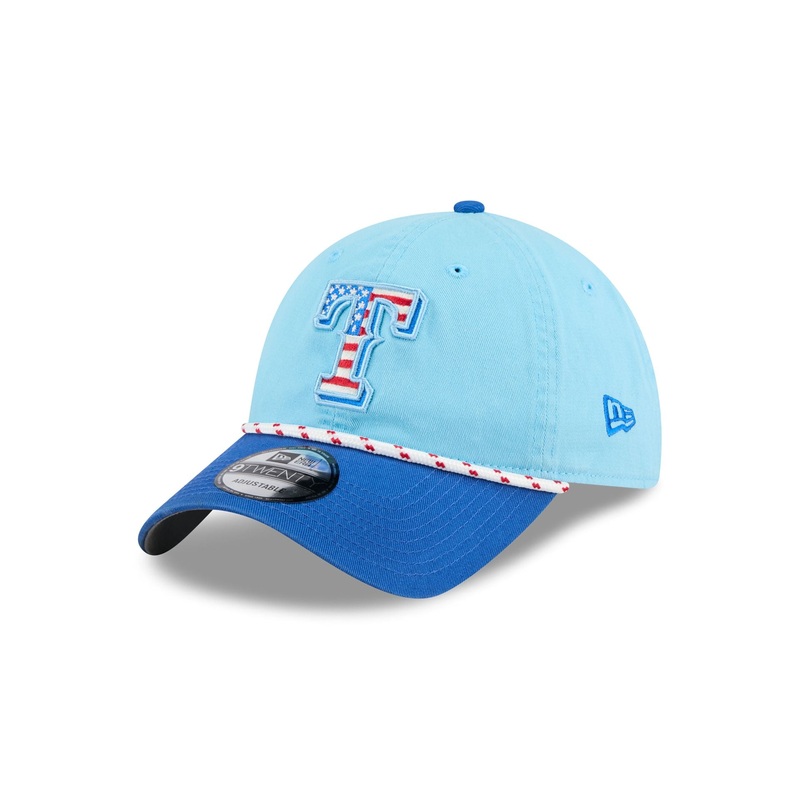 Texas Rangers Independence Day 2025 9TWENTY Adjustable Hat One Size