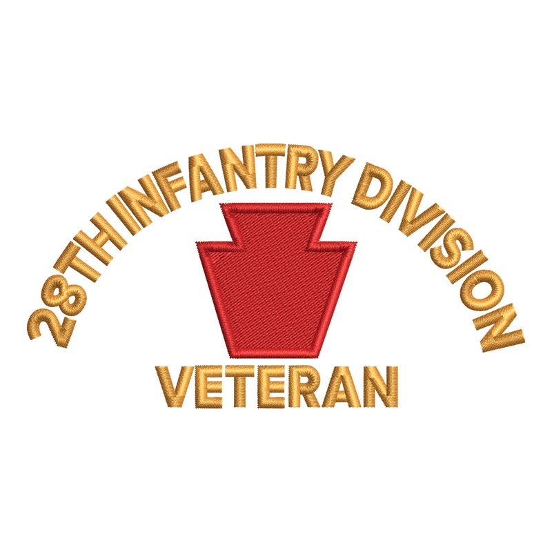U.S. Army 28th Infantry Division Logo U.S. Army 28th Infantry Division Logo One Size