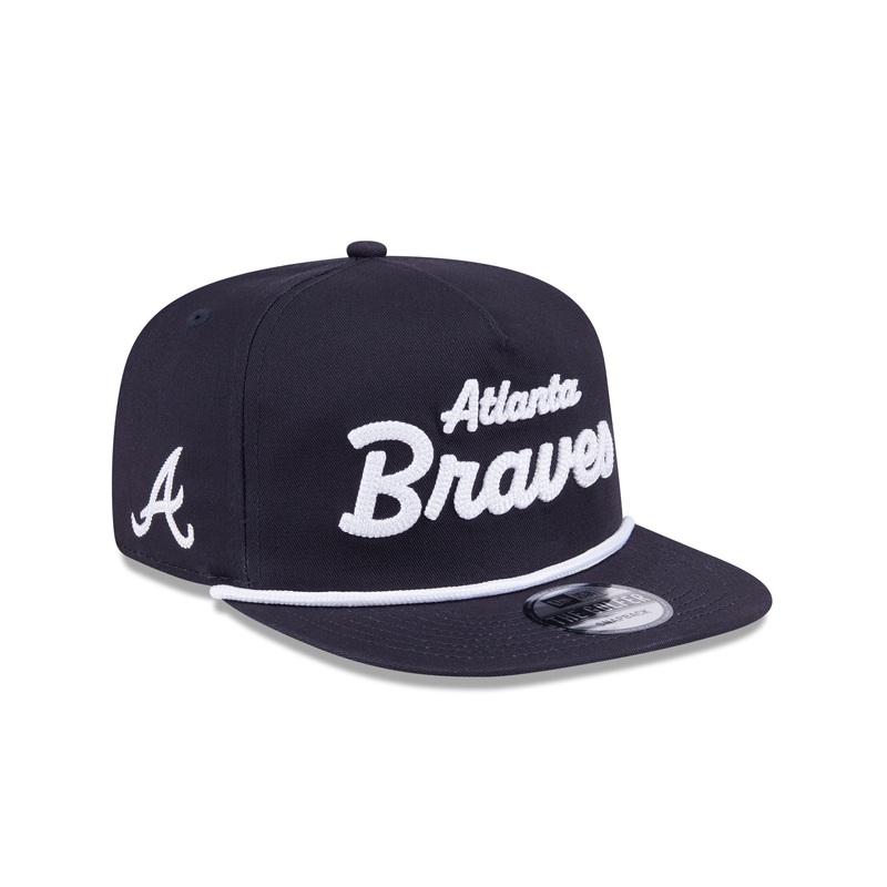 Atlanta Braves Team Text Golfer Hat One Size