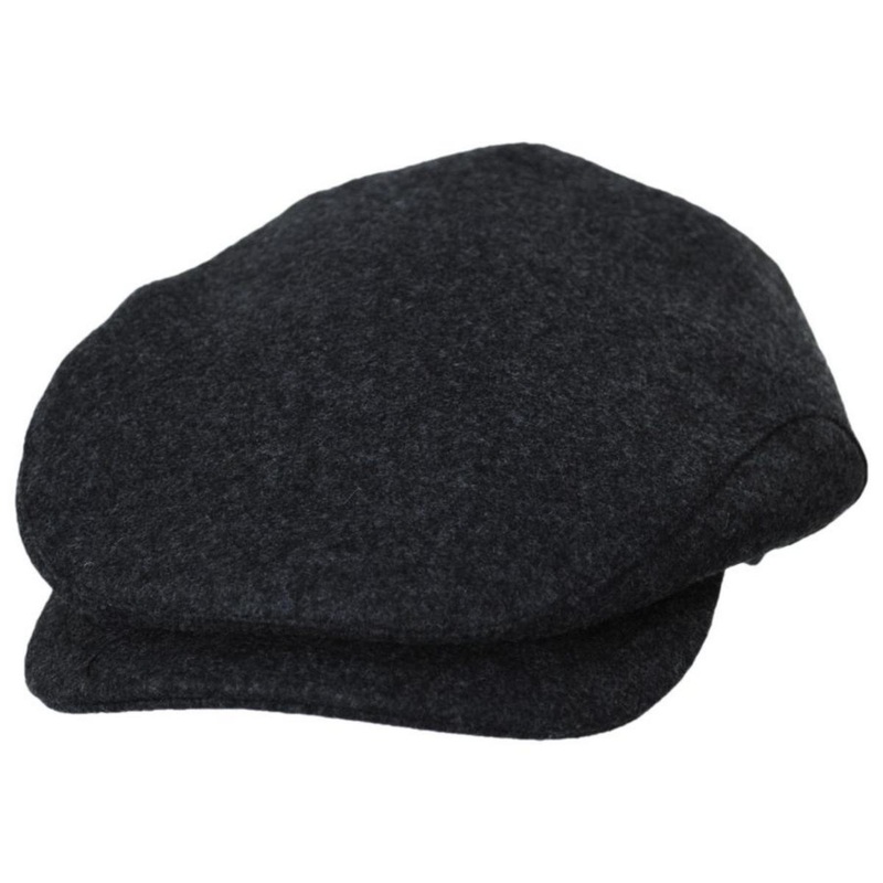 Grantham Melange Wool Ivy Cap CHARCOAL S