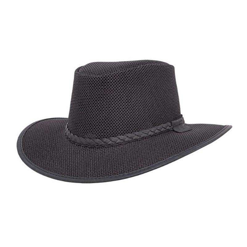 Head ‘n Home SolAir: The Soaker Mesh Outback Hat up to 3XL – Black Black S (55 cm – 6 7/8)