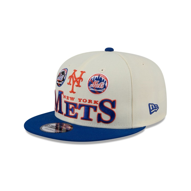 New York Mets Archive 9FIFTY Snapback Hat One Size