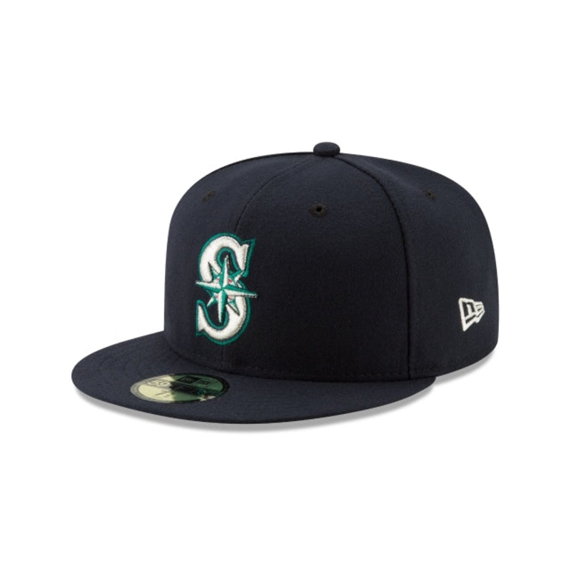 Seattle Mariners Authentic Collection 59FIFTY Fitted Hat 6 7/8