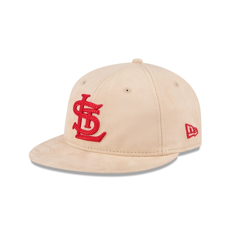 St. Louis Cardinals Stone Suede Retro Crown 9FIFTY Snapback Hat One Size