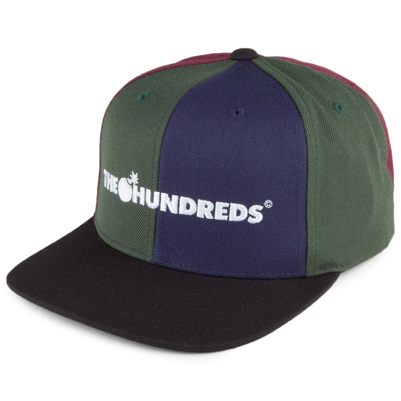 The Hundreds Break Snapback Cap – Black Adjustable