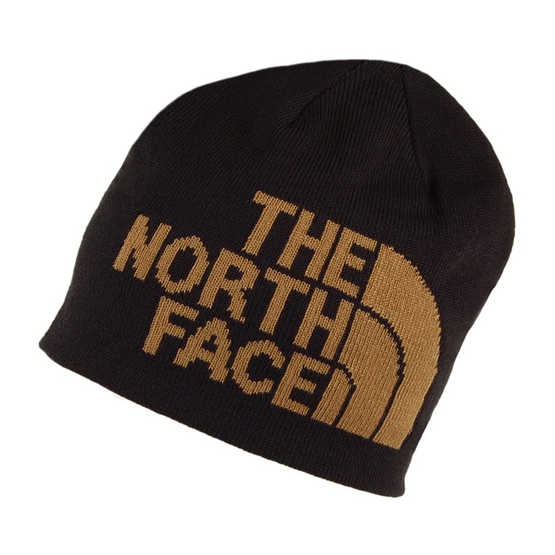 The North Face Hats Highline Beanie Hat – Black-Khaki 1-Size
