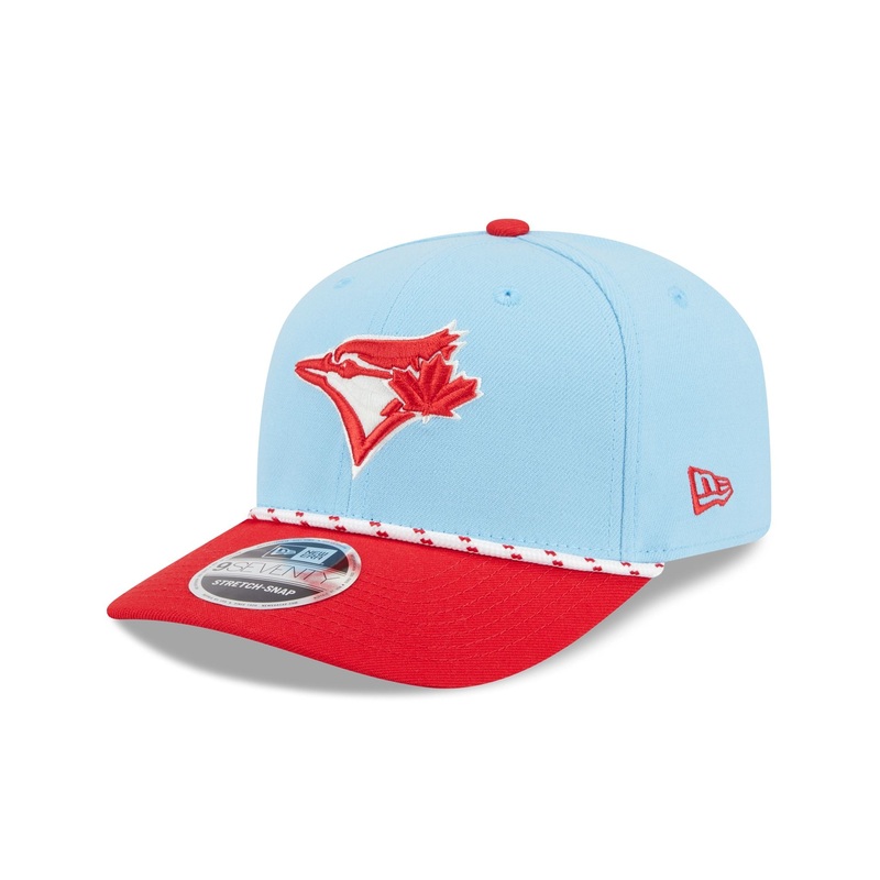 Toronto Blue Jays Independence Day 2025 9SEVENTY Stretch-Snap Hat One Size