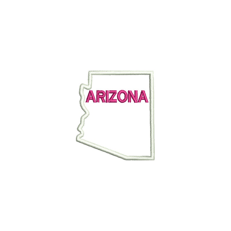 Arizona with Map Outline Default Title One Size