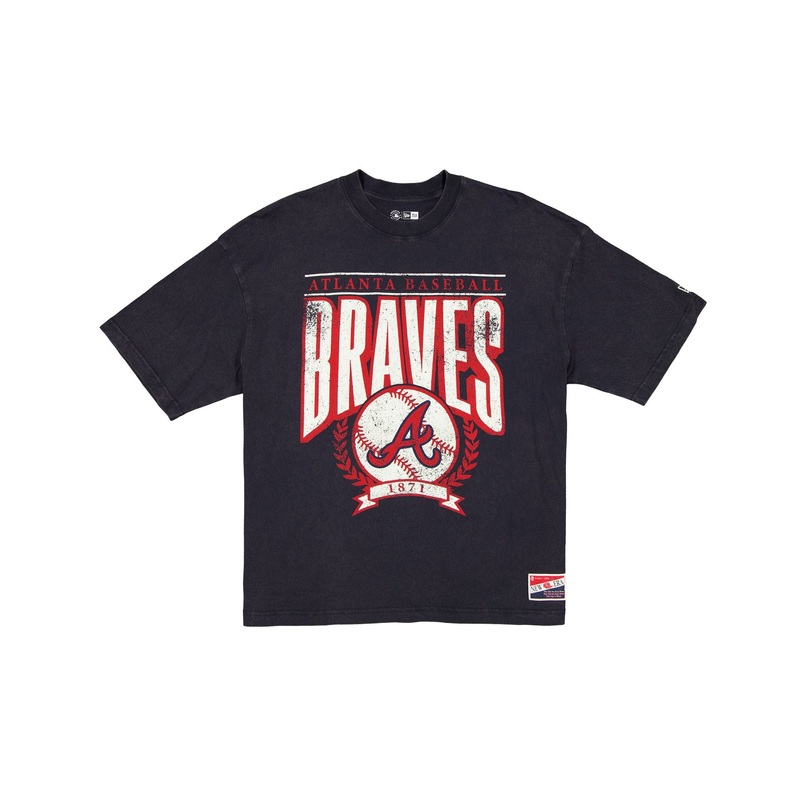 Atlanta Braves Throwback Boxy T-Shirt S