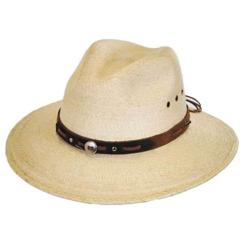 Chambers Palm Leaf Straw Aussie Hat NATURAL S