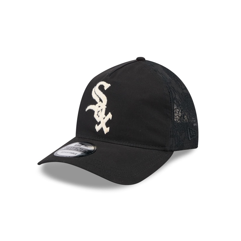 Chicago White Sox Embroidered Mesh 9TWENTY A-Frame Adjustable Hat One Size