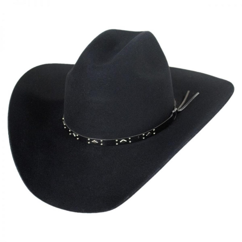 Dynamite Wool Felt Western Hat BLACK 6 3/4