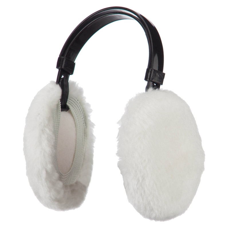Ear Muffs White One Size