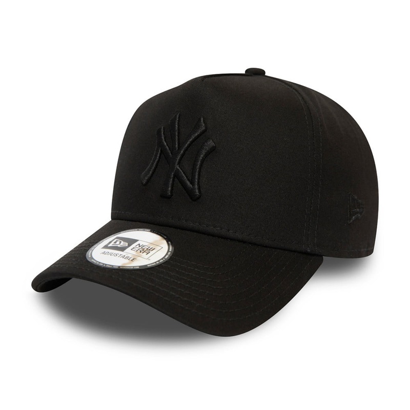 New Era 9FORTY New York Yankees A-Frame Snapback Cap – MLB Colour Essential – Black Adjustable
