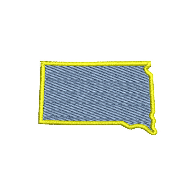 South Dakota State Map Default Title One Size