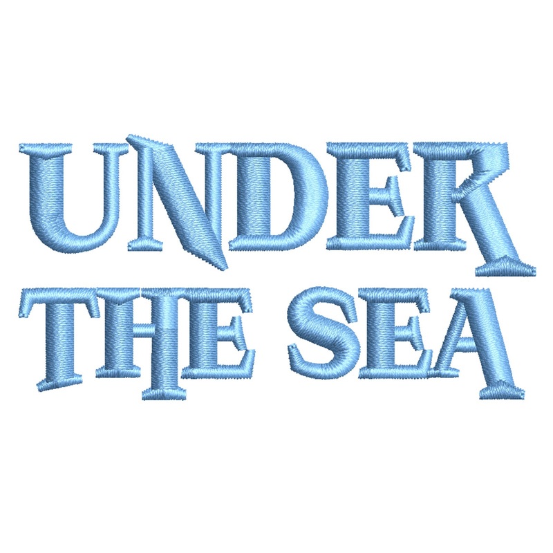 Under The Sea Logo Under The Sea Logo One Size