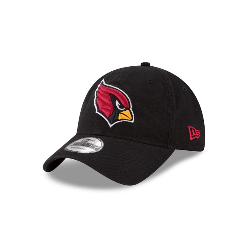 Arizona Cardinals Core Classic Black 9TWENTY Adjustable Hat One Size