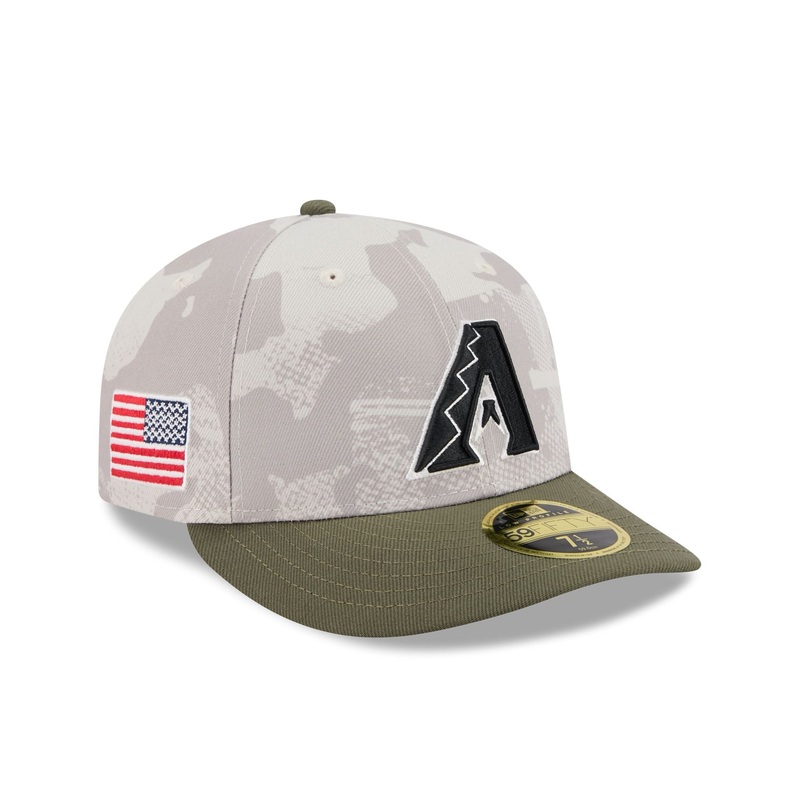 Arizona Diamondbacks Armed Forces Day 2025 Low Profile 59FIFTY Fitted Hat 7