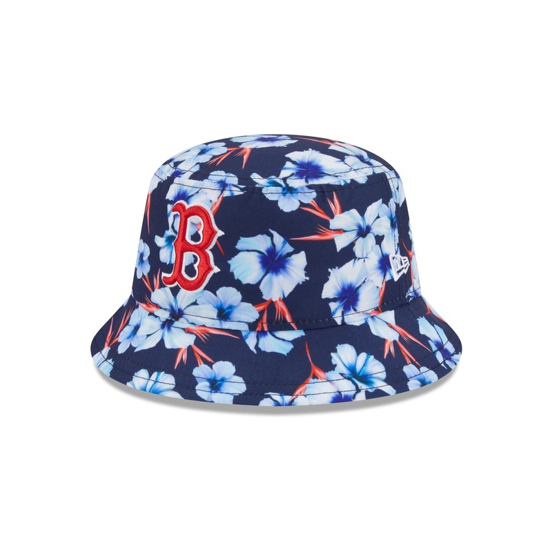 Boston Red Sox Pattern Bucket Hat S