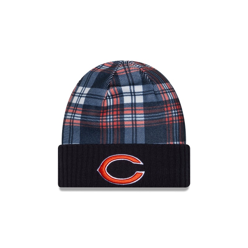 Chicago Bears 2024 Cold Weather Statement Knit Beanie One Size