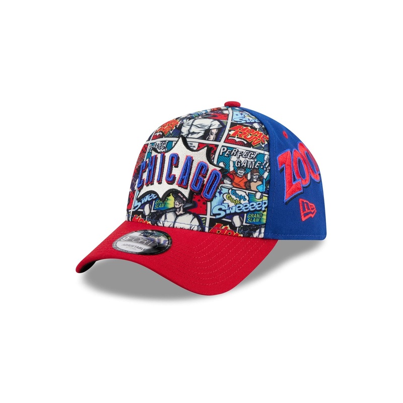 Chicago Cubs Diamond Hero Edition 9FORTY A-Frame Snapback Hat One Size