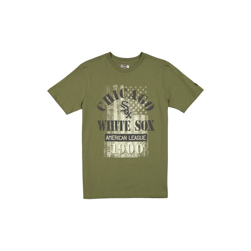 Chicago White Sox Armed Forces Day 2025 Green T-Shirt S