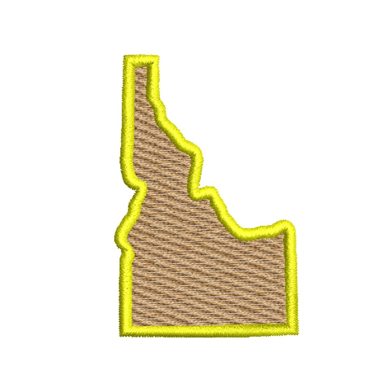 Idaho State Map Logo Default Title One Size