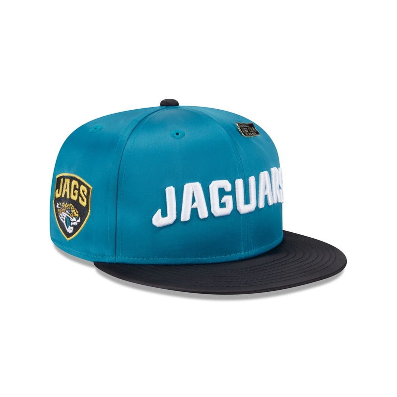 Jacksonville Jaguars Spring Satin 59FIFTY Fitted Hat 7