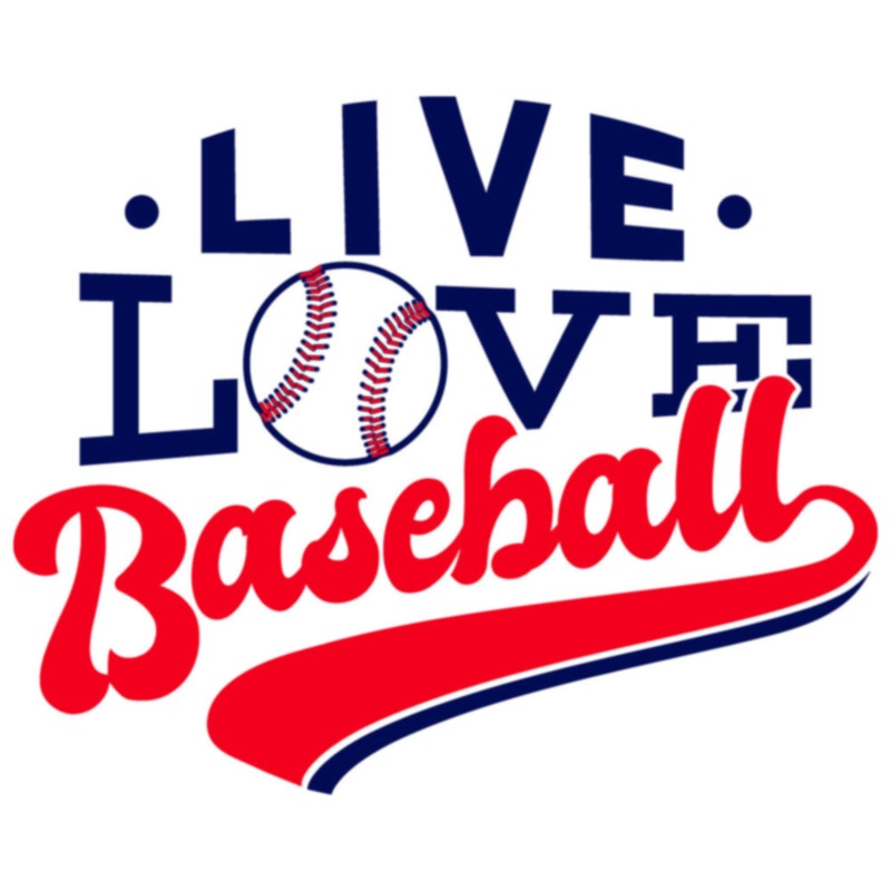 Navy Live Love Baseball Default Title One Size