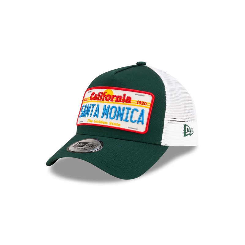 New Era Santa Monica Plate 9FORTY A-Frame Snapback Hat One Size