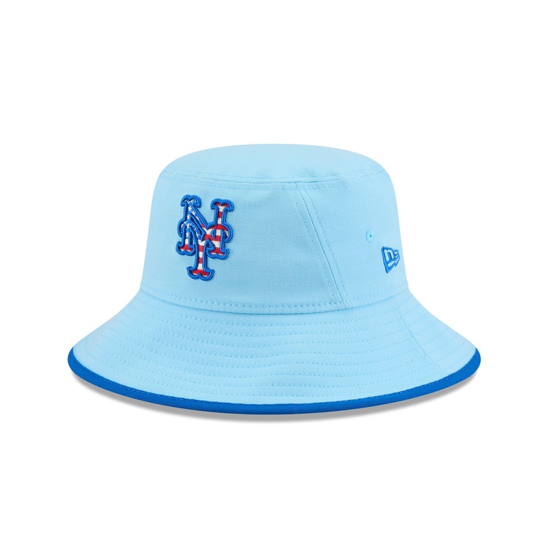 New York Mets Independence Day 2025 Stretch Bucket Hat One Size