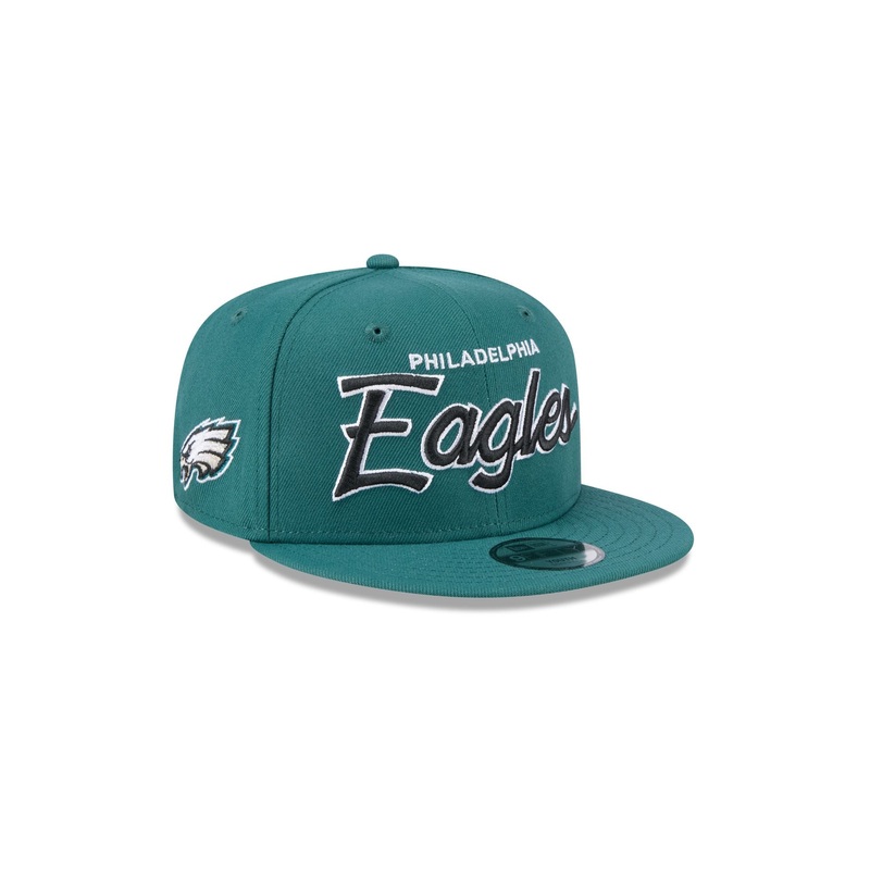 Philadelphia Eagles Script Kids 9FIFTY Snapback Hat One Size