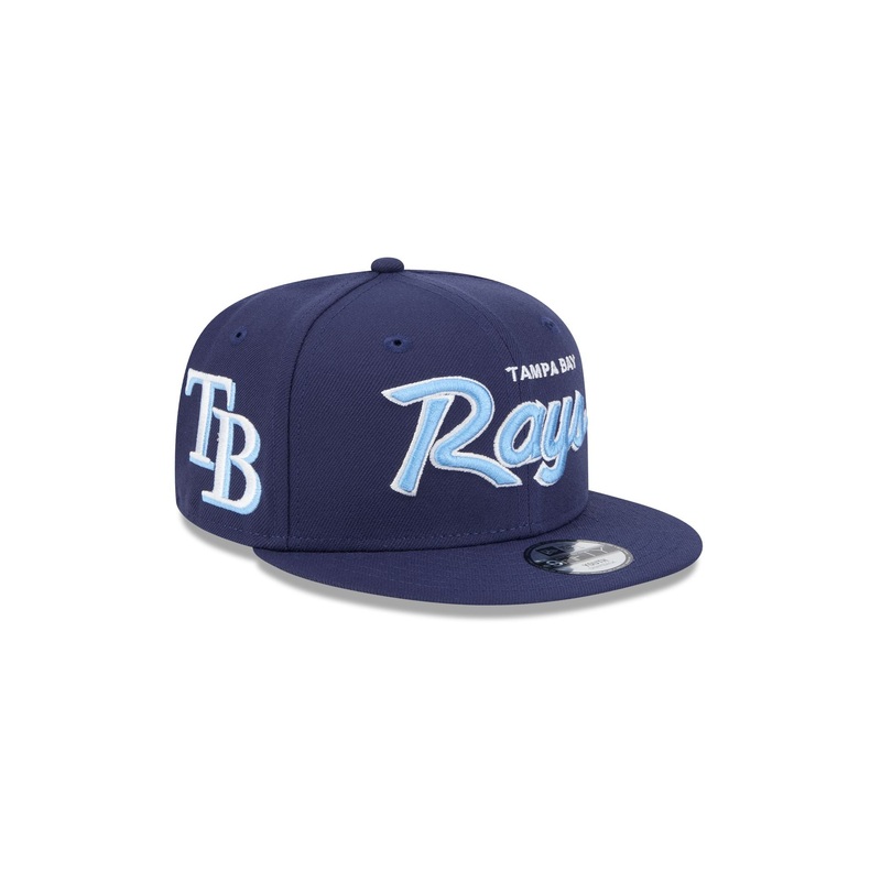 Tampa Bay Rays Script Kids 9FIFTY Snapback Hat One Size
