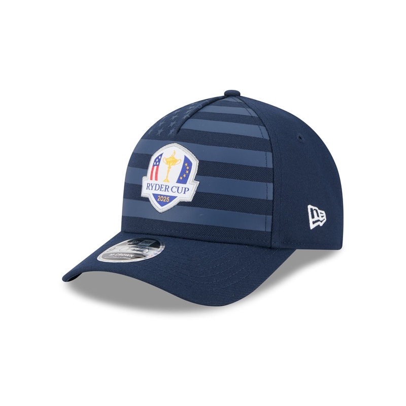 2025 Ryder Cup Flag 9FORTY M-Crown A-Frame Snapback Hat One Size