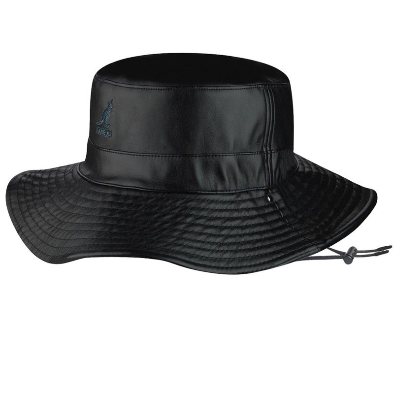 Faux Leather Reversible Bucket Black S