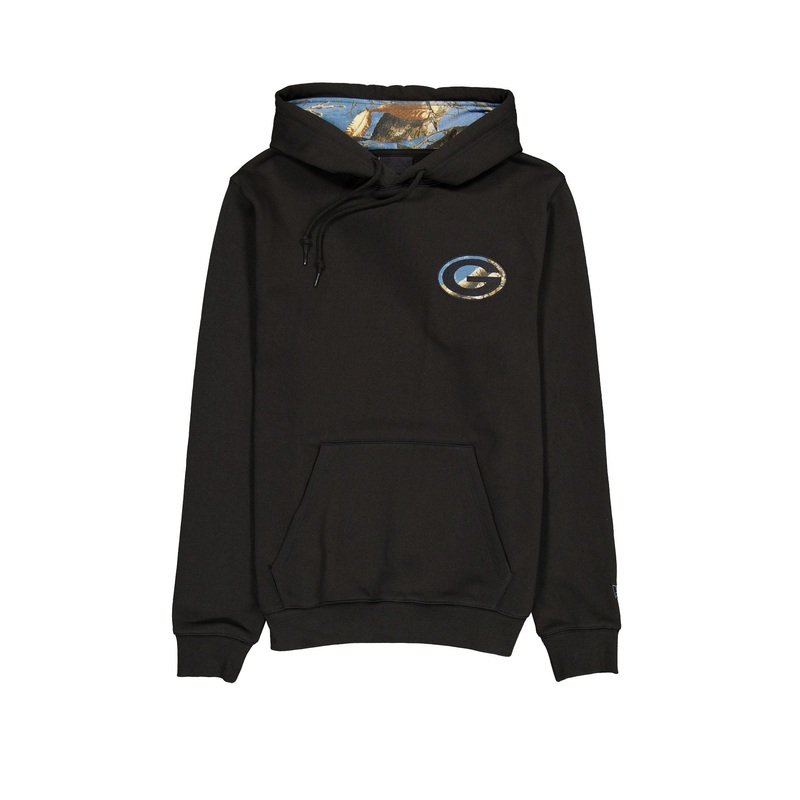 Green Bay Packers Black Realtree Hoodie S