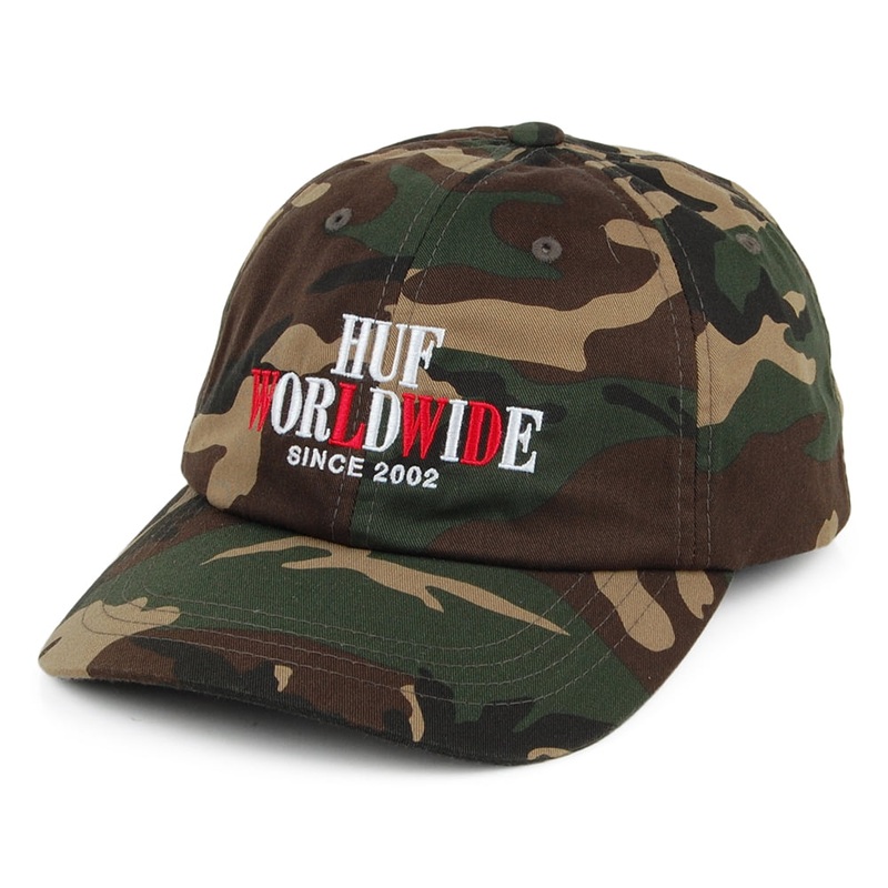 HUF Huf Or Die Curved Visor Baseball Cap – Camouflage Adjustable