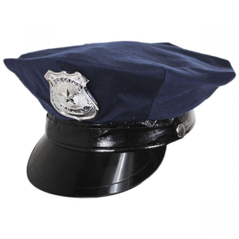 Kid’s Police Cap BLACK CHILD