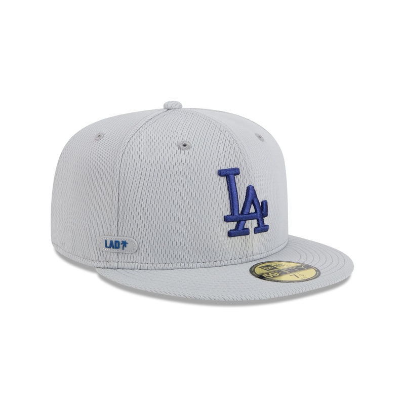 Los Angeles Dodgers 2025 Clubhouse Gray 59FIFTY Fitted Hat 7