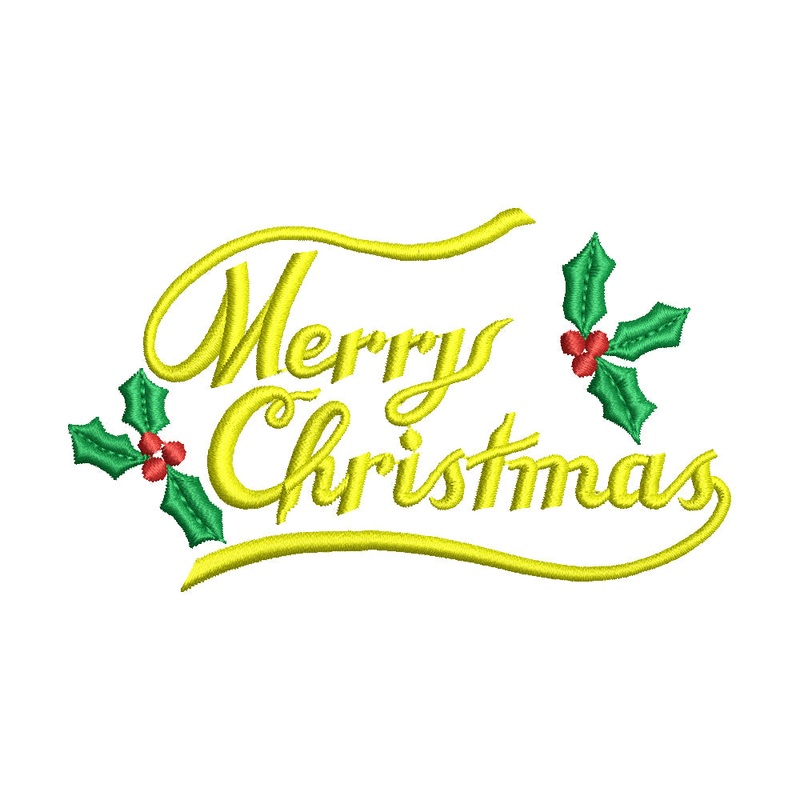 Merry Christmas with Mistletoes Default Title One Size