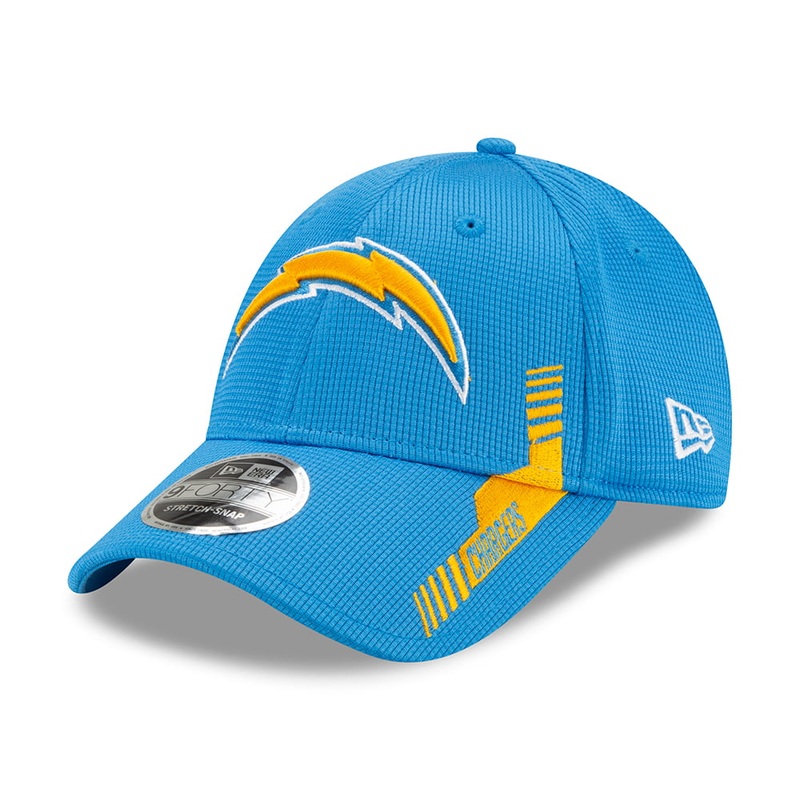 New Era 9FORTY Los Angeles Chargers Snap Baseball Cap – NFL Sideline Home – Blue-Gold Adjustable